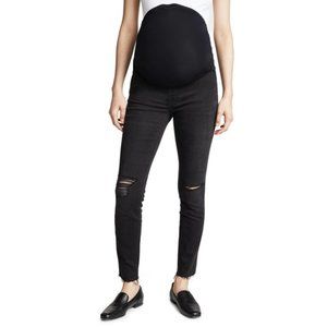 MADEWELL grey Maternity Over-the-Belly Skinny Jeans